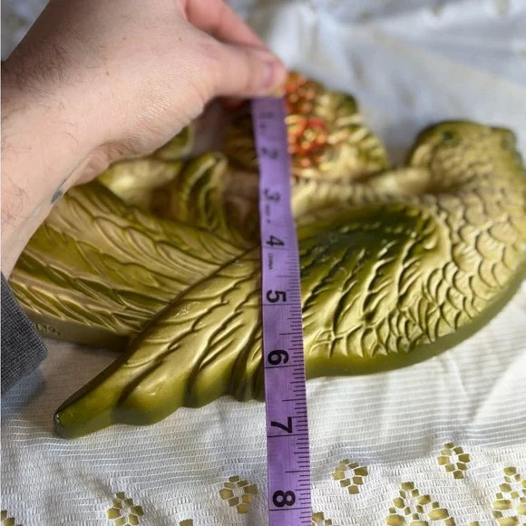 Vintage Bird Wall Decor with Floral Accents - Picture 10 of 12